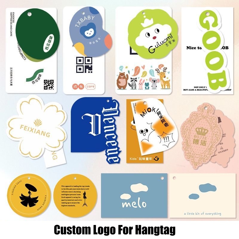 Sewing Labels - ป้ายแขวนแบบกำหนดเองสำหรับเสื้อผ้า DIY ป้ายกระดาษทำมือสำหรับของขวัญวาเลนไทน์ ตกแต่งงานแต่งงาน 2603170