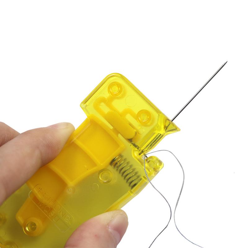 Needle Threader Tool - เครื่องสนเข็มอัตโนมัติ1ชิ้นสำหรับงานเย็บมือแบบ DIY เครื่องร้อยเข็มอัตโนมัติเครื่องมือในครัวเรือน