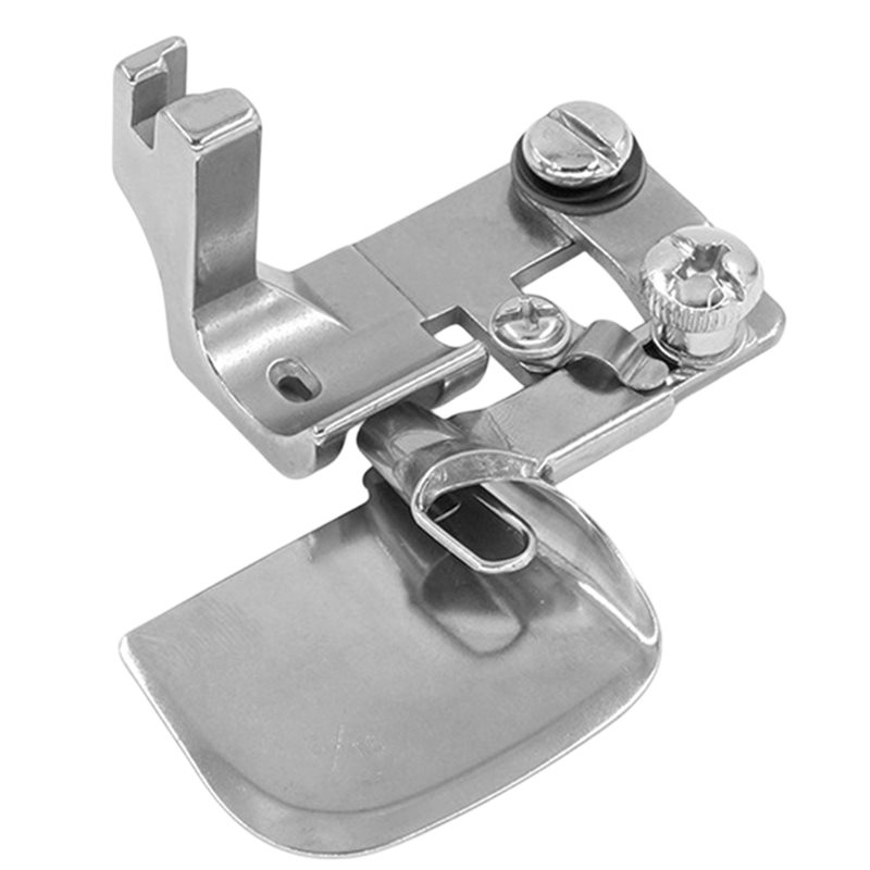 Sewing Machine Needle - จักรเย็บผ้าเข็มเดี่ยวแบบล็อคสติทช์ พร้อมอุปกรณ์เย็บขอบแบบมีเดียร์นดิ้ง สำหรับเย็บขอบผ้า จัดเรียง และเย็บขอบผ้าให้เรียบร้อย