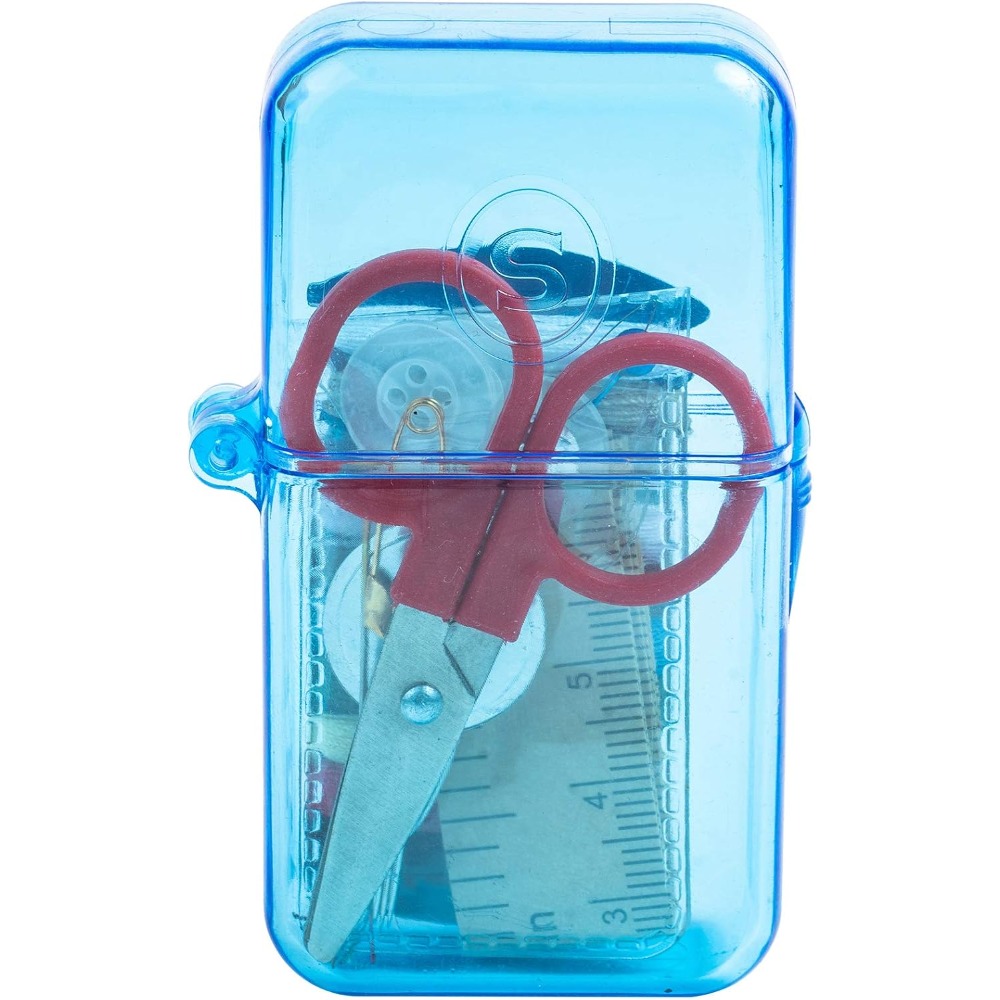 Sewing Kit - ชุดเย็บผ้าพกพา พร้อมเข็ม ด้าย กระดุม กรรไกร ปลอกนิ้ว