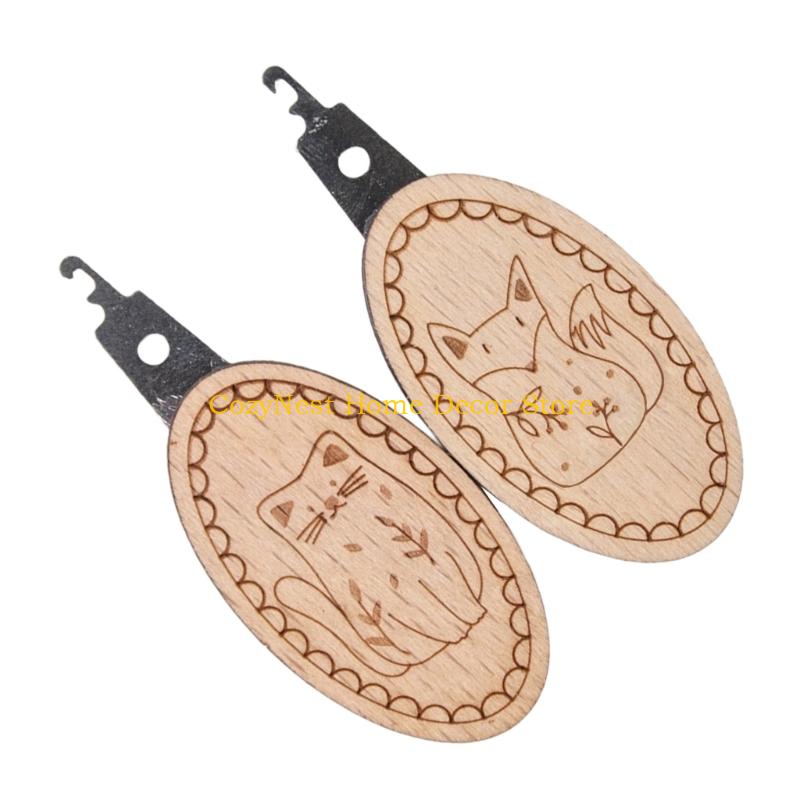 Needle Threader Tool - 92MF 2 ชิ้นที่สนเข็มเครื่องมือเย็บผ้าเย็บปักถักร้อยเข็มที่สนสำหรับเย็บมือ