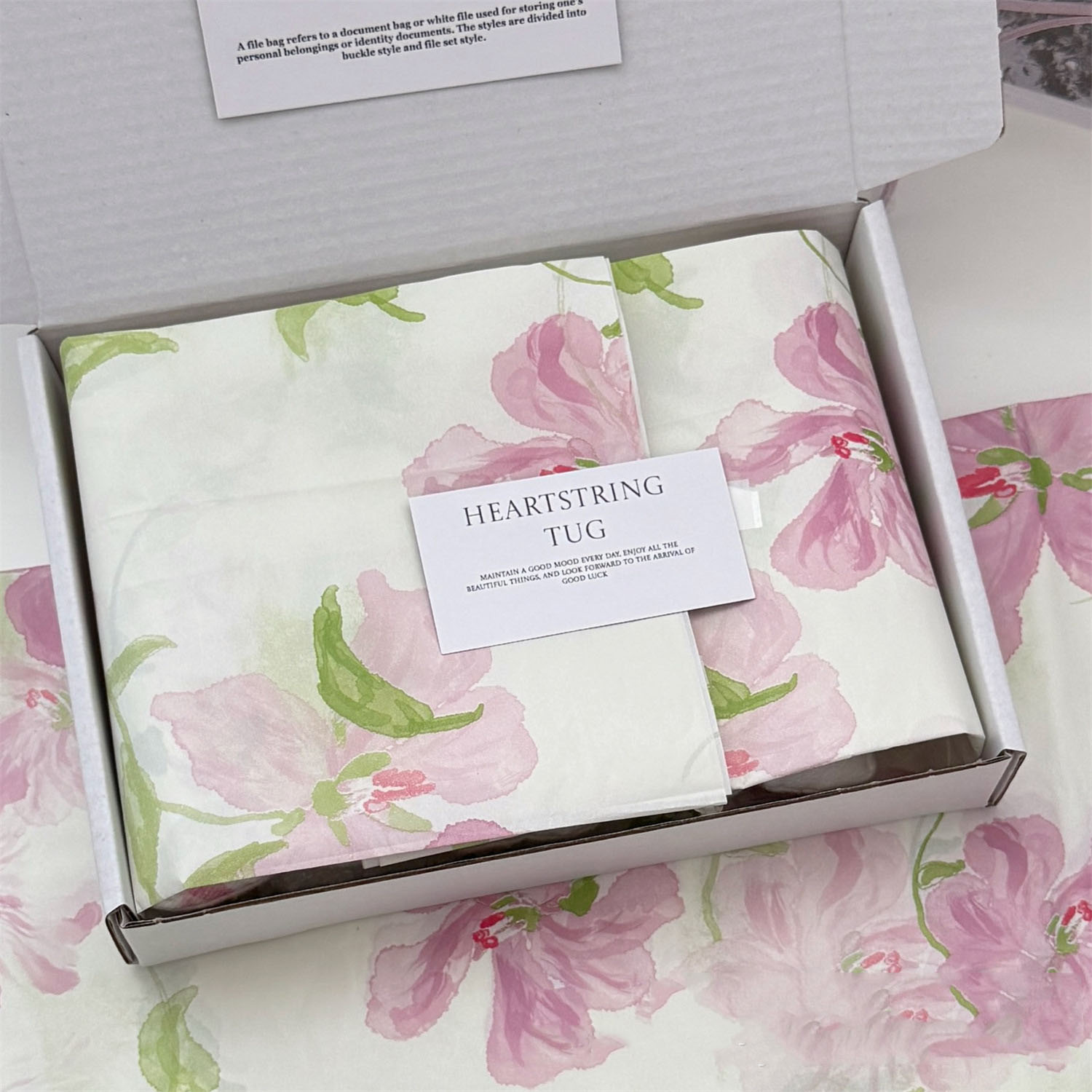 Pattern Tissue Paper - กระดาษห่อของขวัญลายดอกไม้สโนว์เพียร์ กระดาษห่อของขวัญวันเกิด กระดาษทิชชู่ห่อของขวัญวันวาเลนไทน์ งานแต่งงาน งานปาร์ตี้ กระดาษห่อของขวัญ