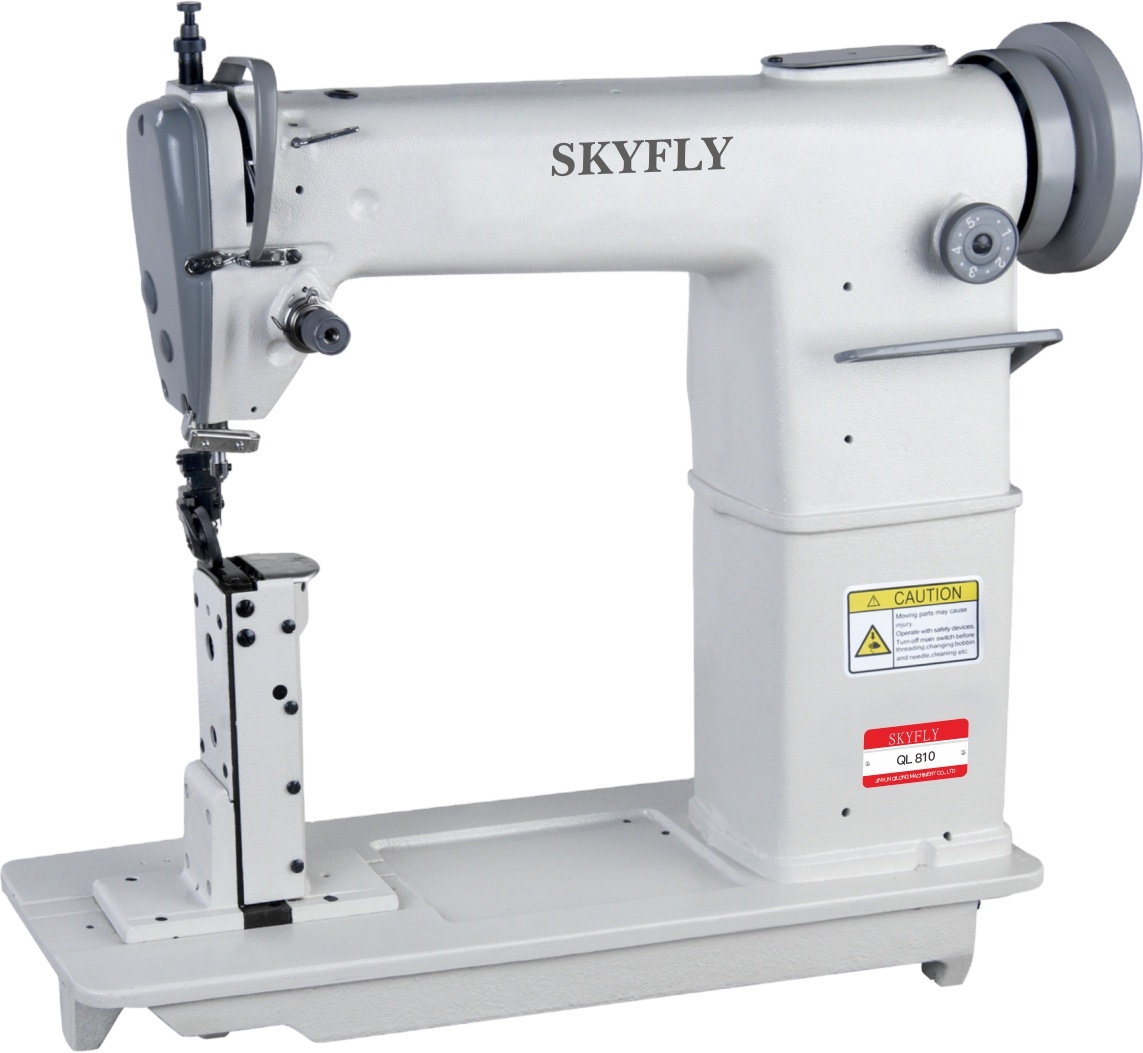Sewing Machine Needle - จักรเย็บผ้าอุตสาหกรรม 810 แบบเข็มเดี่ยว ระบบป้อนผ้าแบบมือ พร้อมลูกกลิ้งรองเข็ม ระบบเย็บแบบล็อคสติทช์