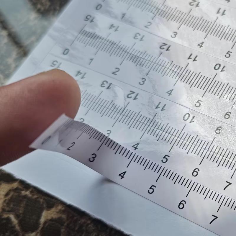 Sewing Gauge Ruler - ชุดไม้บรรทัดแบบมีกาวในตัว 10 ชิ้น เหมาะสำหรับสำนักงาน/การเรียน/การเย็บผ้า — สามารถติดกับพื้นผิวเรียบทุกประเภทได้