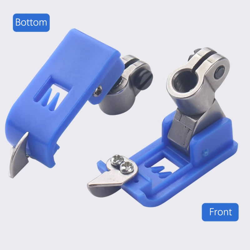Sewing Machine Needle - อุปกรณ์เสริมจักรเย็บผ้า ตีนผีพลาสติกแบบสามเข็มห้าเส้นด้าย สำหรับจักรเย็บผ้าแบบ Universal Covering Stitch