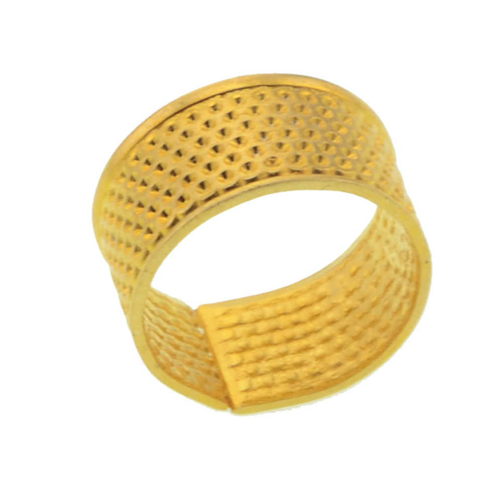 Sewing Thimble Metal - 100 ชิ้น แหวนโลหะปรับขนาดได้ ป้องกันการลื่นไถล อุปกรณ์ป้องกันนิ้วสำหรับงานเย็บปักถักร้อย งานควิลท์