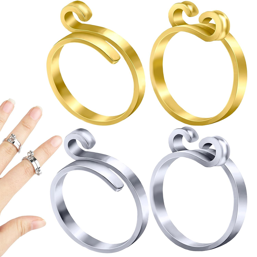 ถักโครเชต์ LOOP แหวนถัก DIY เส - Sewing Thimble Metal บทวิจารณ์และราคา