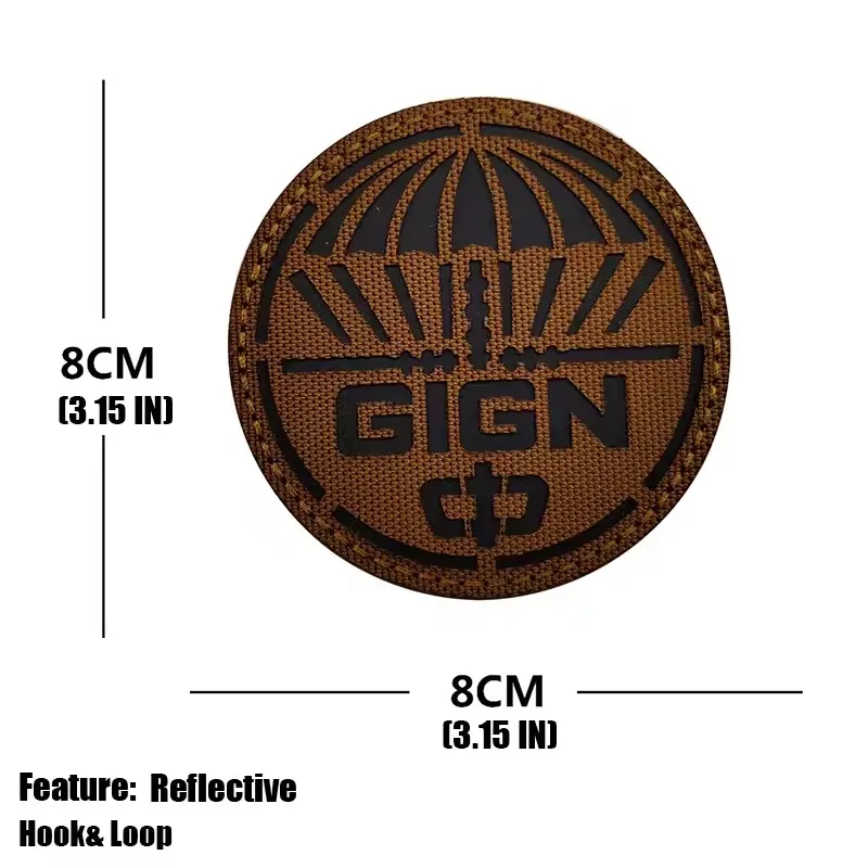 แผ่นปะติดแบบยุทธวิธี GIGN ของฝ - Sewing Jackets บทวิจารณ์และราคา