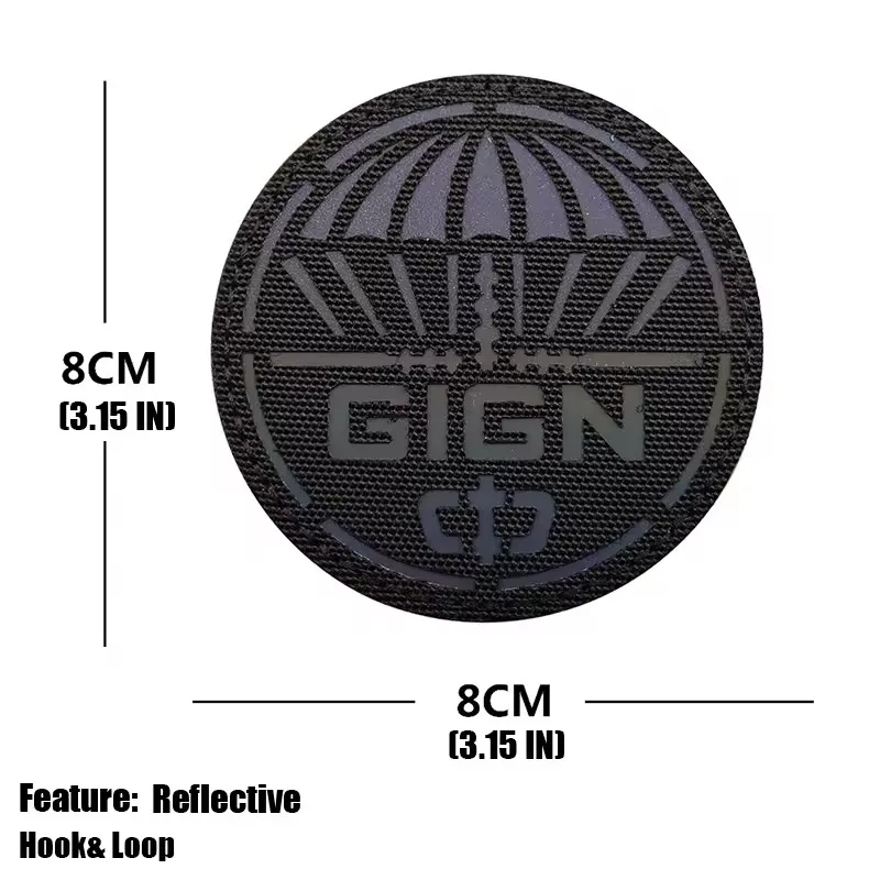แผ่นปะติดแบบยุทธวิธี GIGN ของฝ - Sewing Jackets บทวิจารณ์และราคา
