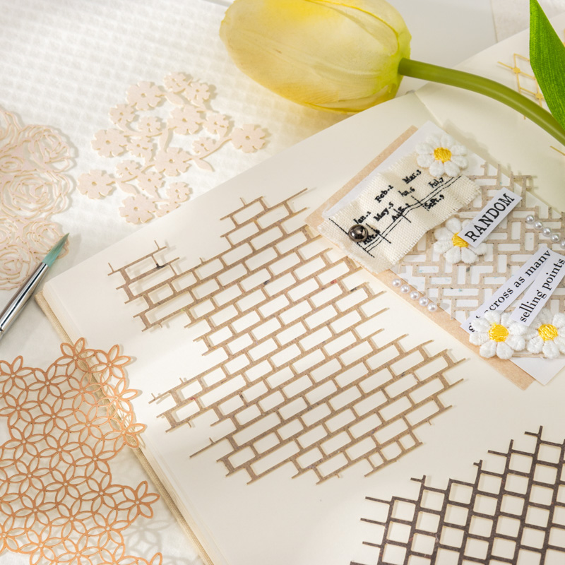 กระดาษลูกไม้ลายวินเทจ 10 ชิ้น  - Pattern Tissue Paper บทวิจารณ์และราคา