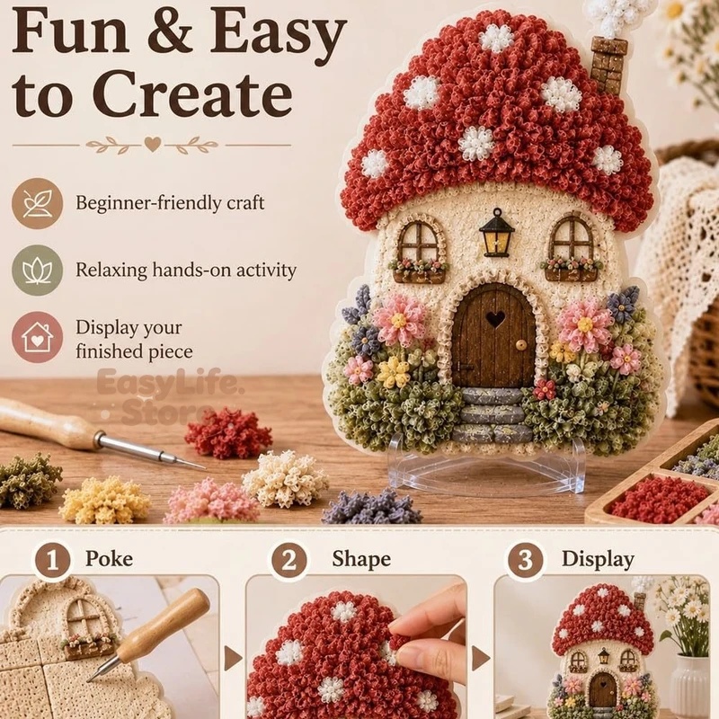 ชุดงานฝีมือปักผ้า 3 มิติ ลายบ้ - Textiles Sewing Techniques บทวิจารณ์และราคา