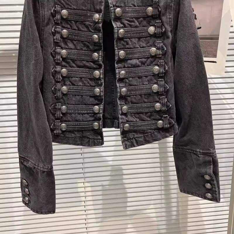 แจ็คเก็ตยีนส์สั้นแบบมีสายสะพาย - Sewing Jackets บทวิจารณ์และราคา