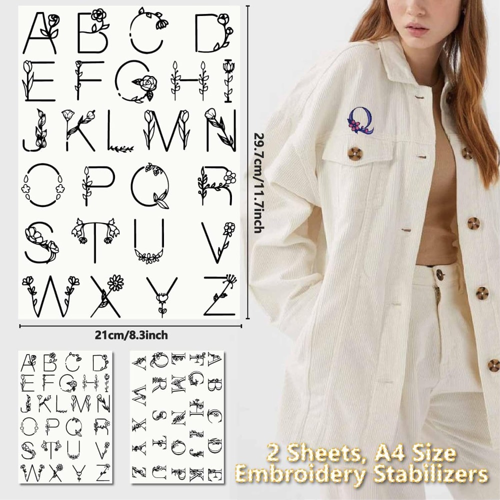 ตัวอักษร A-Z ที่ละลายน้ําได้เย - Sewing Kit บทวิจารณ์และราคา