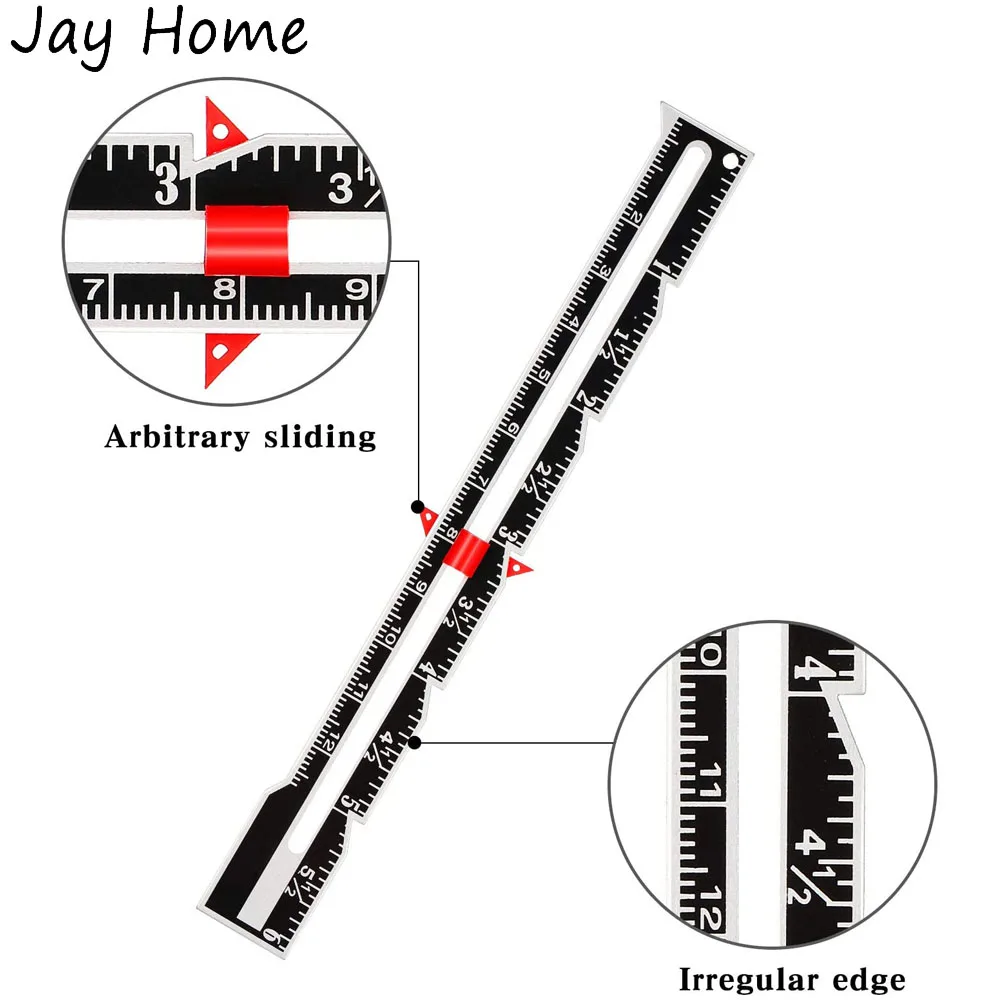 2/4PCSเลื่อนGaugeเย็บเครื่องมื - Sewing Gauge Ruler บทวิจารณ์และราคา