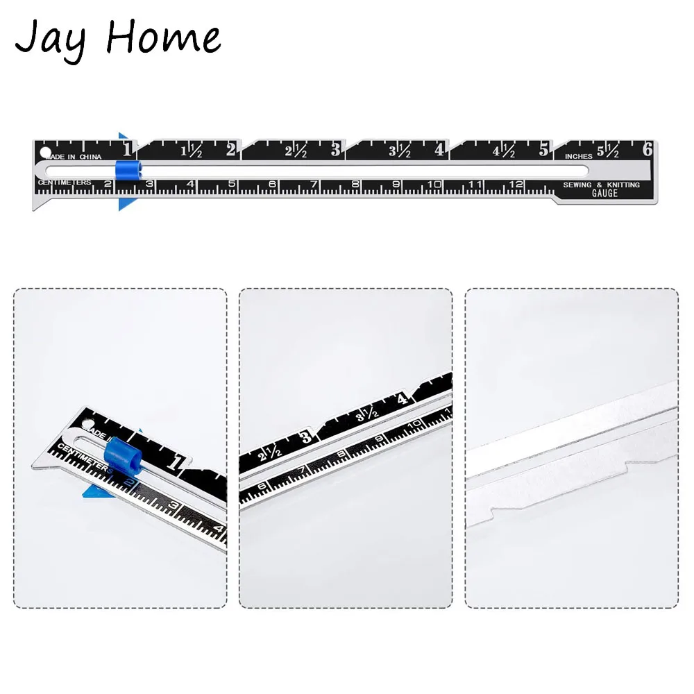 2/4PCSเลื่อนGaugeเย็บเครื่องมื - Sewing Gauge Ruler บทวิจารณ์และราคา