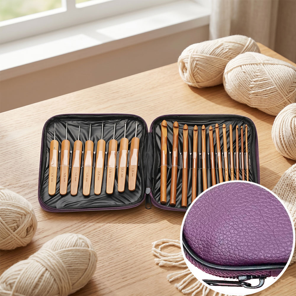 ชุดเข็มโครเชต์ไม้ไผ่ 74 ชิ้น พ - Sewing Kit บทวิจารณ์และราคา