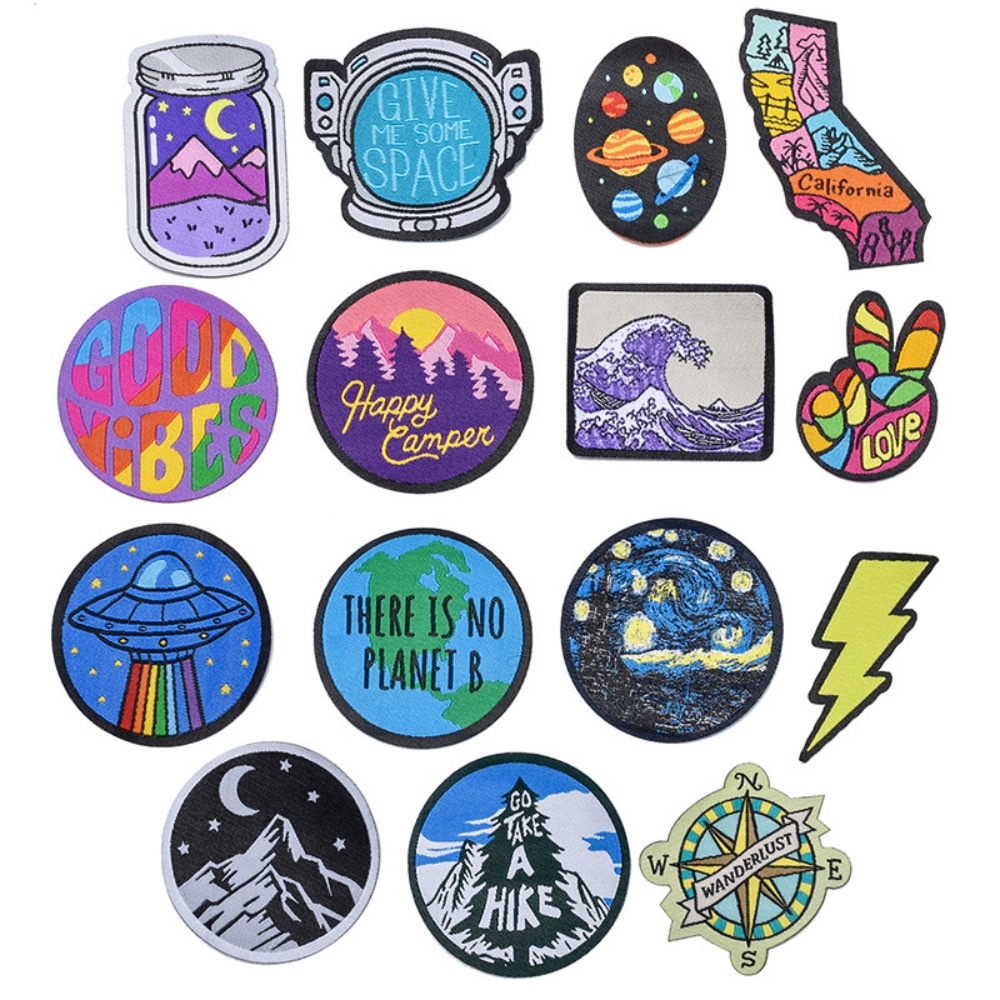 ป้ายปักลายการ์ตูนวิวทิวทัศน์อว - Sewing Labels บทวิจารณ์และราคา