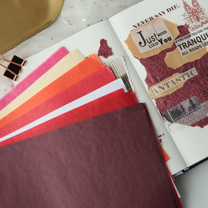 210*140มม.A5 100แผ่น/กระเป๋ากร - Pattern Tissue Paper บทวิจารณ์และราคา