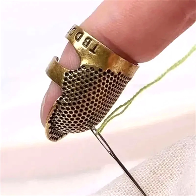 ปลอกนิ้วปรับระดับได้สำหรับงานเ - Sewing Thimble Metal บทวิจารณ์และราคา