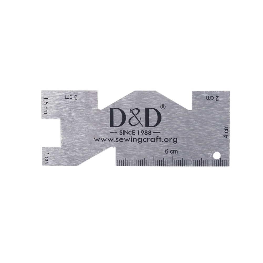 เกจวัดโลหะไม้บรรทัดควิลท์คุณภา - Sewing Gauge Ruler บทวิจารณ์และราคา