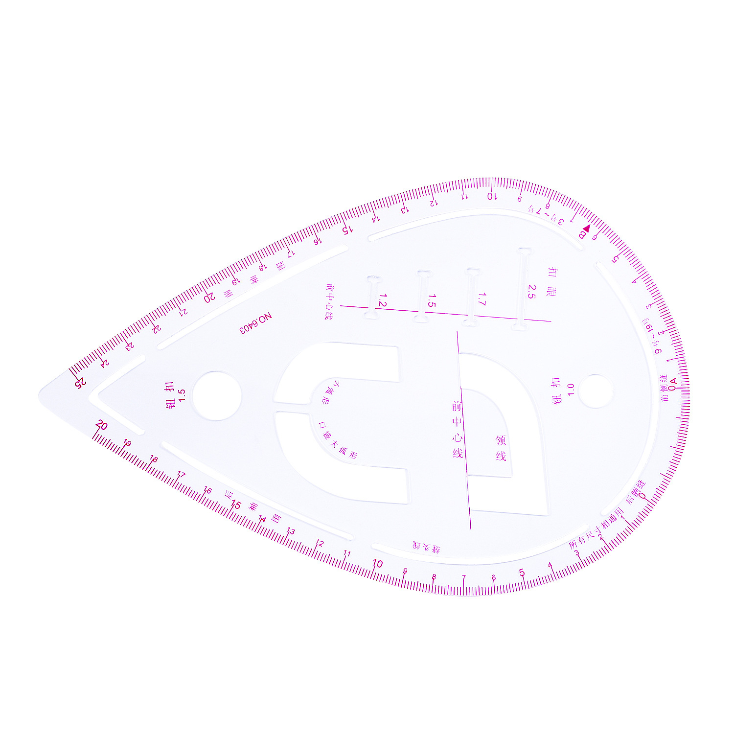 ชุดไม้บรรทัดวัดขนาดสำหรับช่างต - Sewing Gauge Ruler บทวิจารณ์และราคา