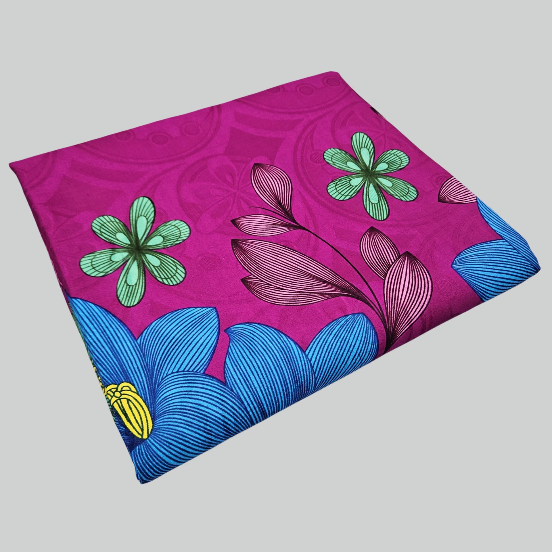 ผ้าพิมพ์ลายดอกไม้บนผ้าฝ้ายสีม่ - Sewing Jackets บทวิจารณ์และราคา