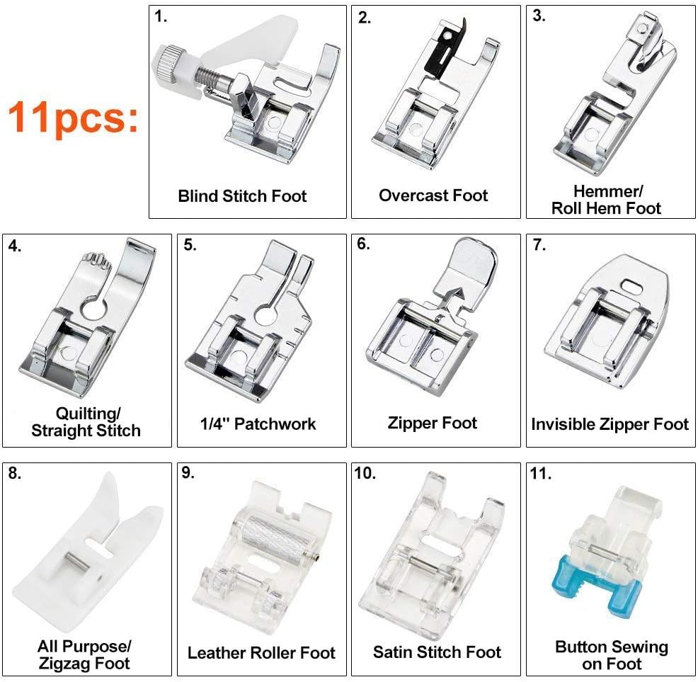 ชุดตีนผีจักรเย็บผ้า 11 ชิ้น -  - Sewing Kit บทวิจารณ์และราคา