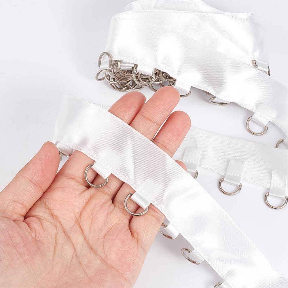4 หลาสีขาว Grommet Trim D แหวน - Sewing Kit บทวิจารณ์และราคา
