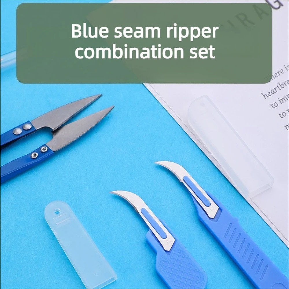 ชุดเย็บผ้าสีน้ำเงิน 5 ชิ้น ชุด - Sewing Kit บทวิจารณ์และราคา