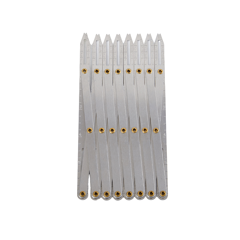 1ชิ้นตัวเว้นระยะรังดุมขยายกฎกา - Sewing Gauge Ruler บทวิจารณ์และราคา