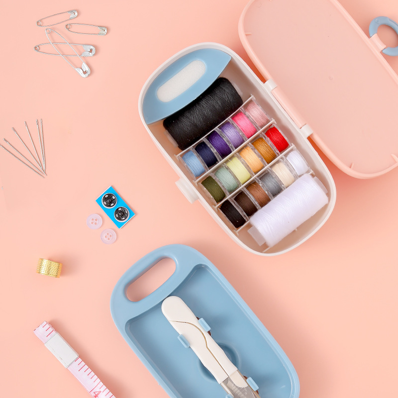 ชุดเย็บผ้า, กล่องเย็บผ้าพลาสติ - Sewing Kit บทวิจารณ์และราคา