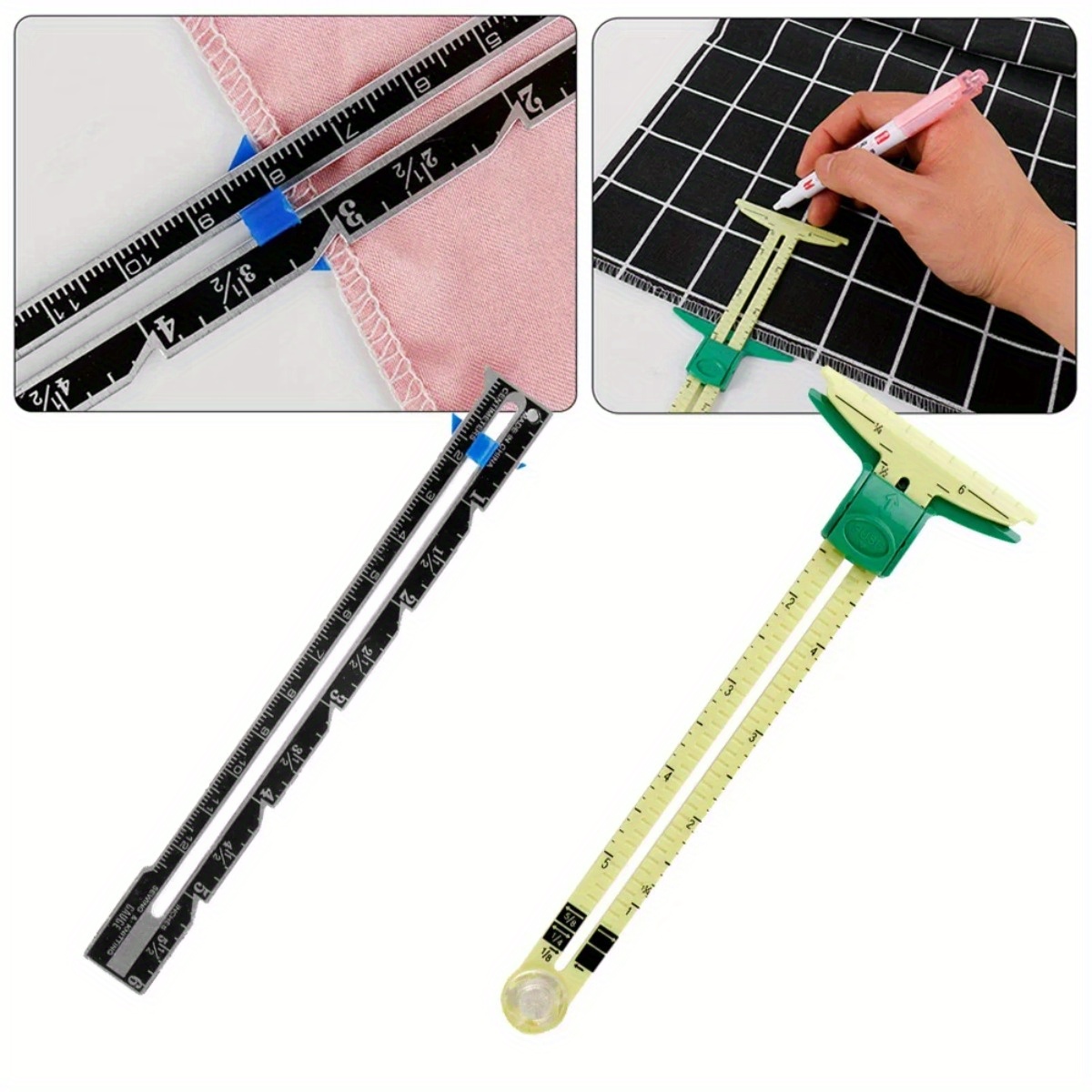 ไม้บรรทัดตัดผ้าอเนกประสงค์ DIY - Sewing Gauge Ruler บทวิจารณ์และราคา