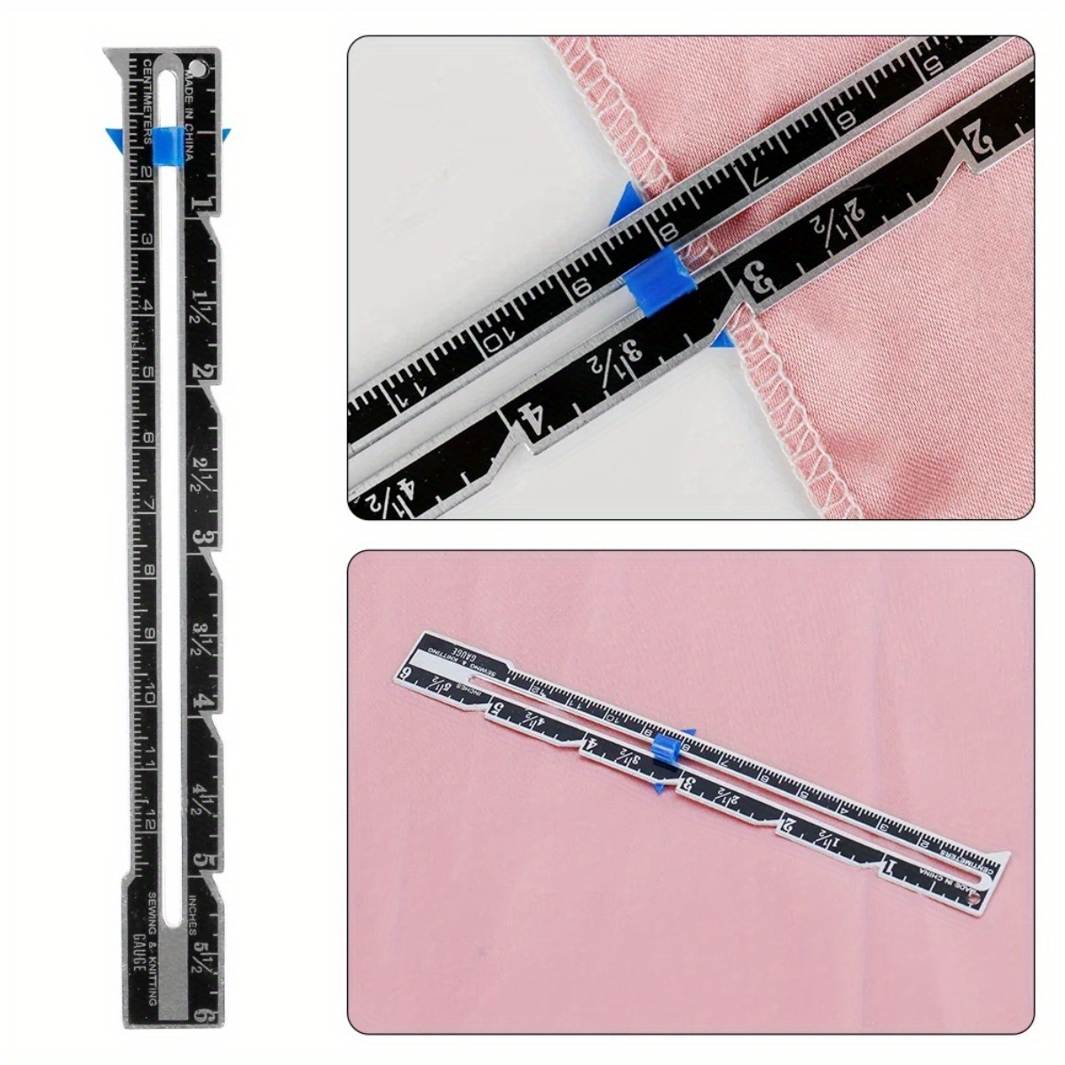 ไม้บรรทัดตัดผ้าอเนกประสงค์ DIY - Sewing Gauge Ruler บทวิจารณ์และราคา