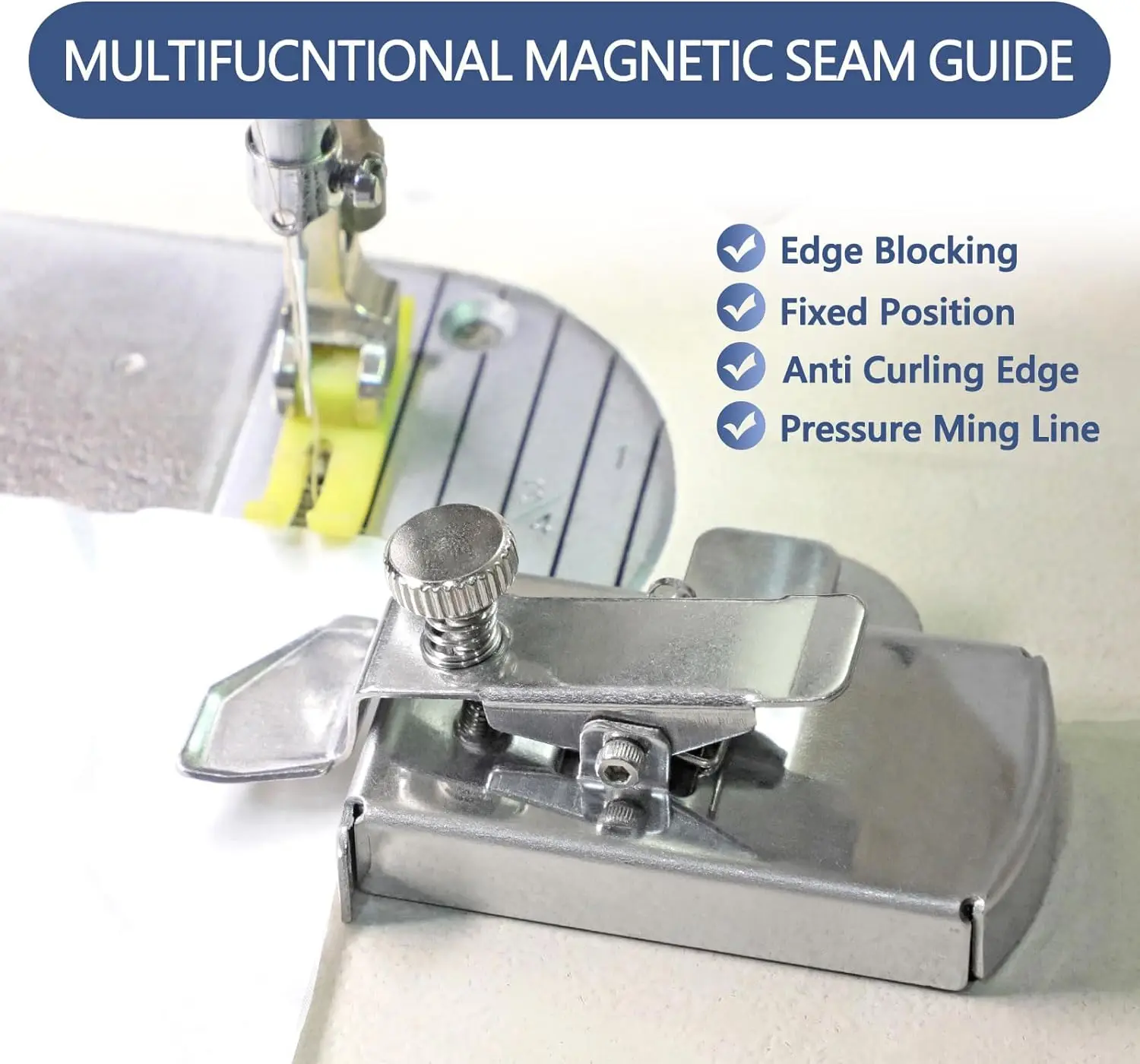 คู่มือตะเข็บแม่เหล็กสําหรับจัก - Sewing Gauge Ruler บทวิจารณ์และราคา