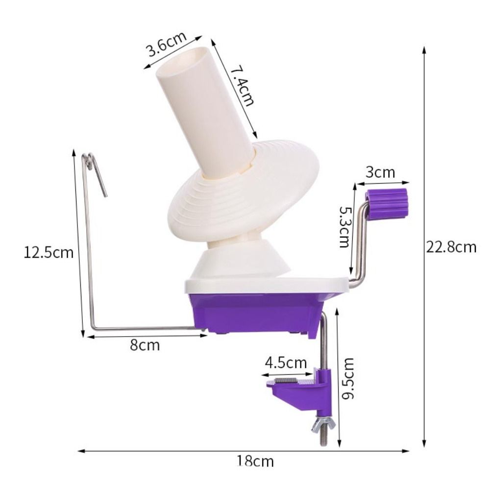 แบบพกพาคู่มือขนสัตว์ Winder ผู - Sewing Machine Yarn บทวิจารณ์และราคา