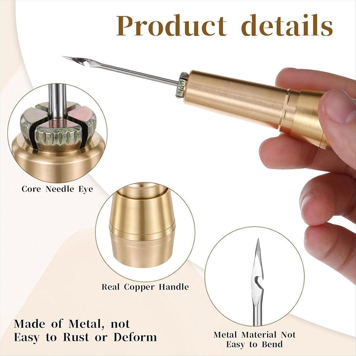 ชุดเข็มเย็บหนัง 9 ชิ้น พร้อมด้ - Sewing Kit บทวิจารณ์และราคา