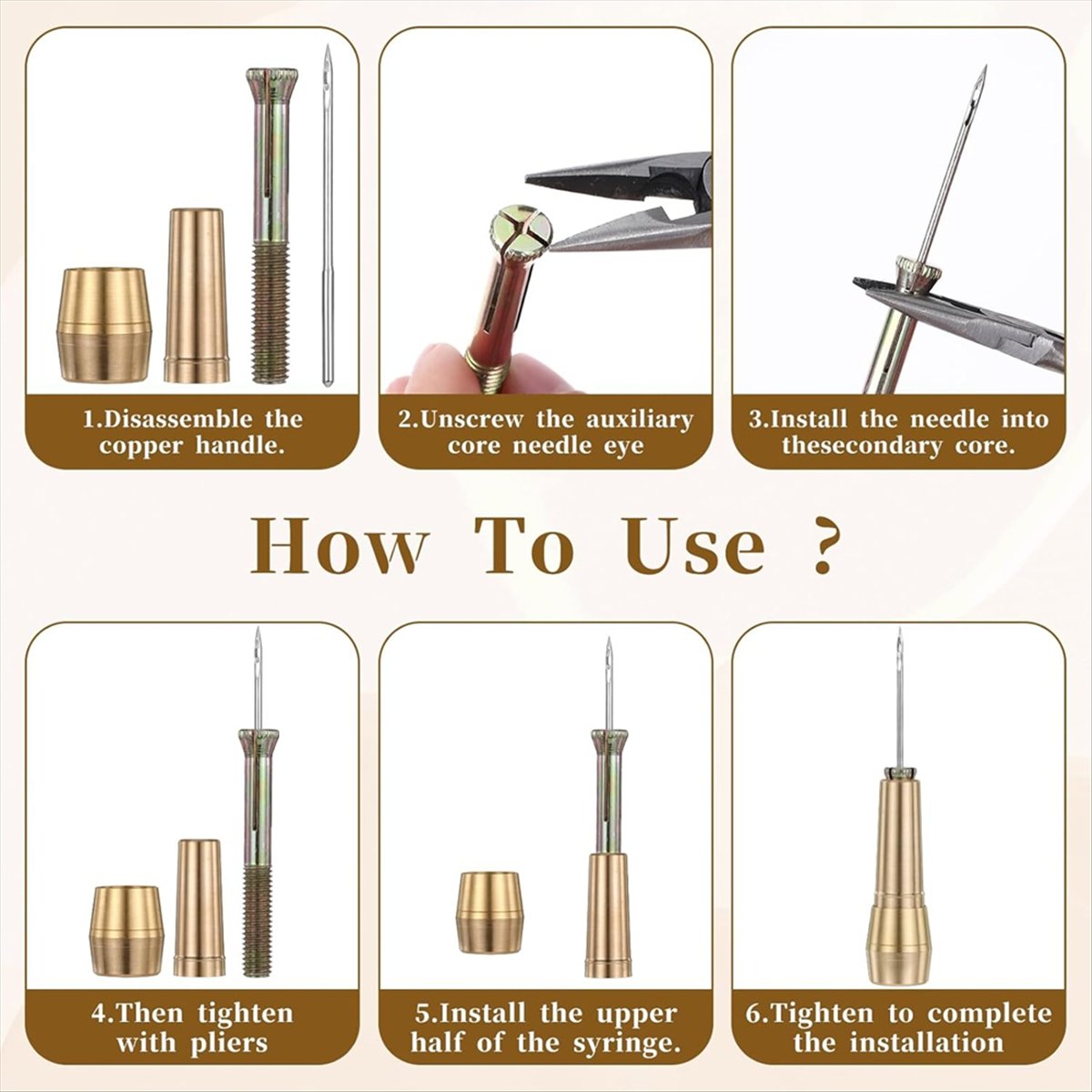 ชุดเข็มเย็บหนัง 9 ชิ้น พร้อมด้ - Sewing Kit บทวิจารณ์และราคา
