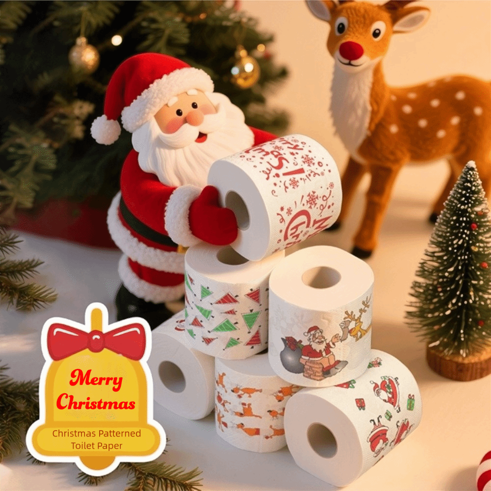 กระดาษชำระลายซานต้าคริสต์มาส ก - Pattern Tissue Paper บทวิจารณ์และราคา