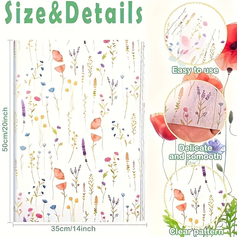 กระดาษห่อของขวัญลายลาเวนเดอร์  - Pattern Tissue Paper บทวิจารณ์และราคา