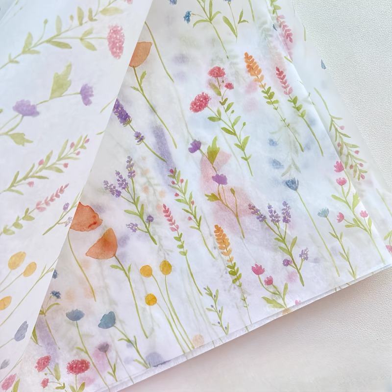 กระดาษห่อของขวัญลายลาเวนเดอร์  - Pattern Tissue Paper บทวิจารณ์และราคา