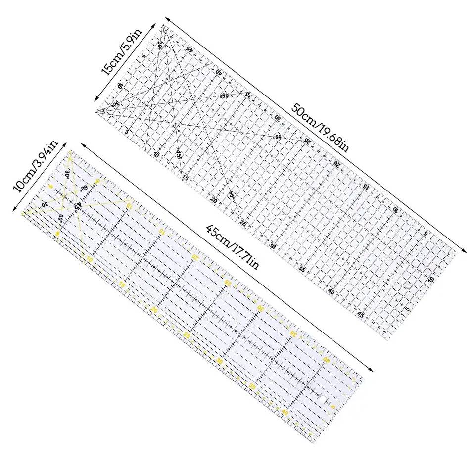 Fenrry Multisize อะคริลิค Patc - Sewing Gauge Ruler บทวิจารณ์และราคา