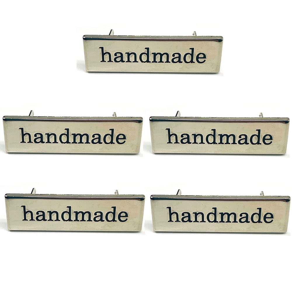 5 ชิ้นโลหะ Handmade ป้ายแท็กสํ - Sewing Labels บทวิจารณ์และราคา
