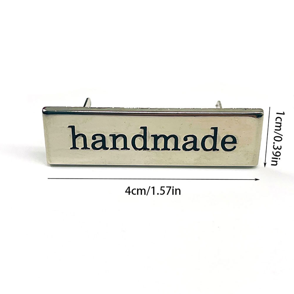 5 ชิ้นโลหะ Handmade ป้ายแท็กสํ - Sewing Labels บทวิจารณ์และราคา