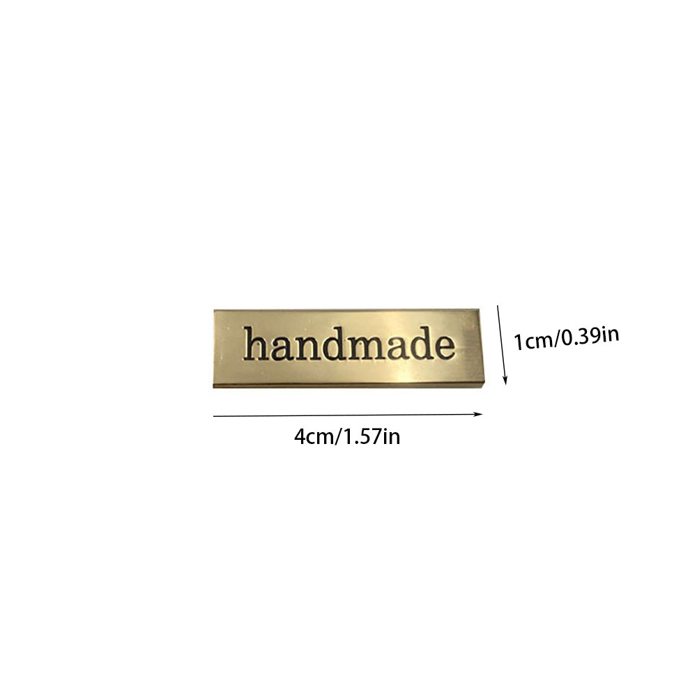 5 ชิ้นโลหะ Handmade ป้ายแท็กสํ - Sewing Labels บทวิจารณ์และราคา